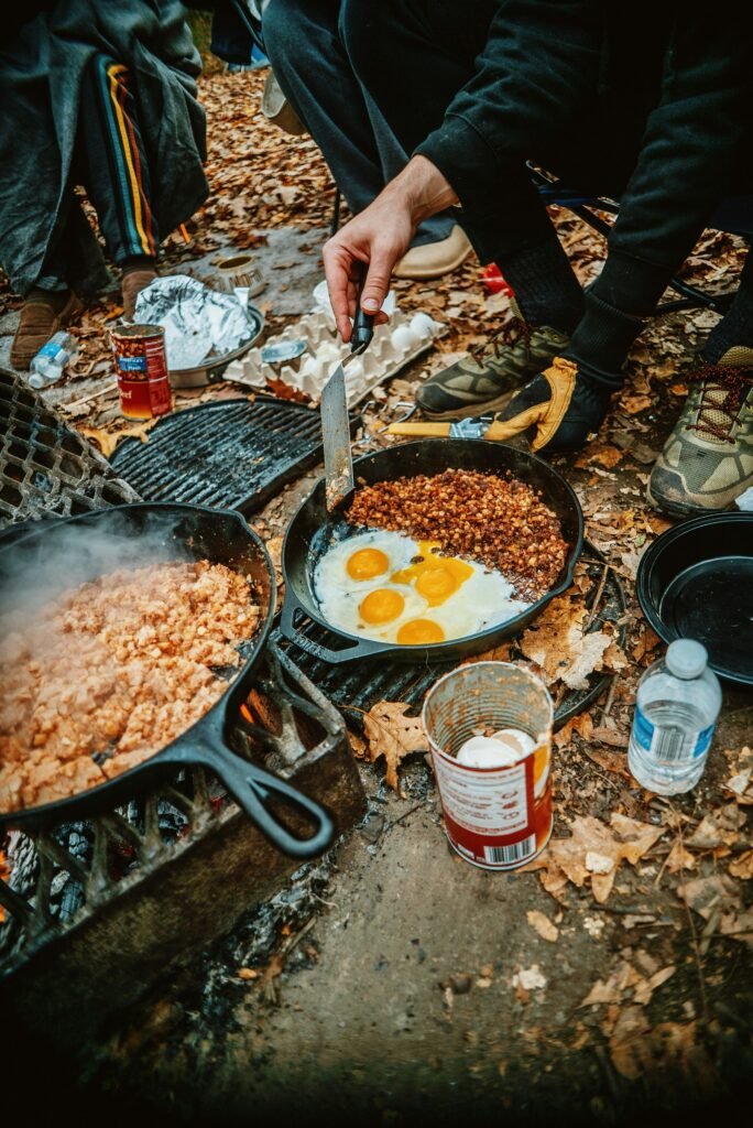 Cooking on a hike = mess, better no-cook.