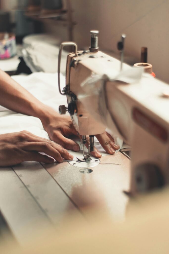 Sewing machine to sew your own budget hiking gear