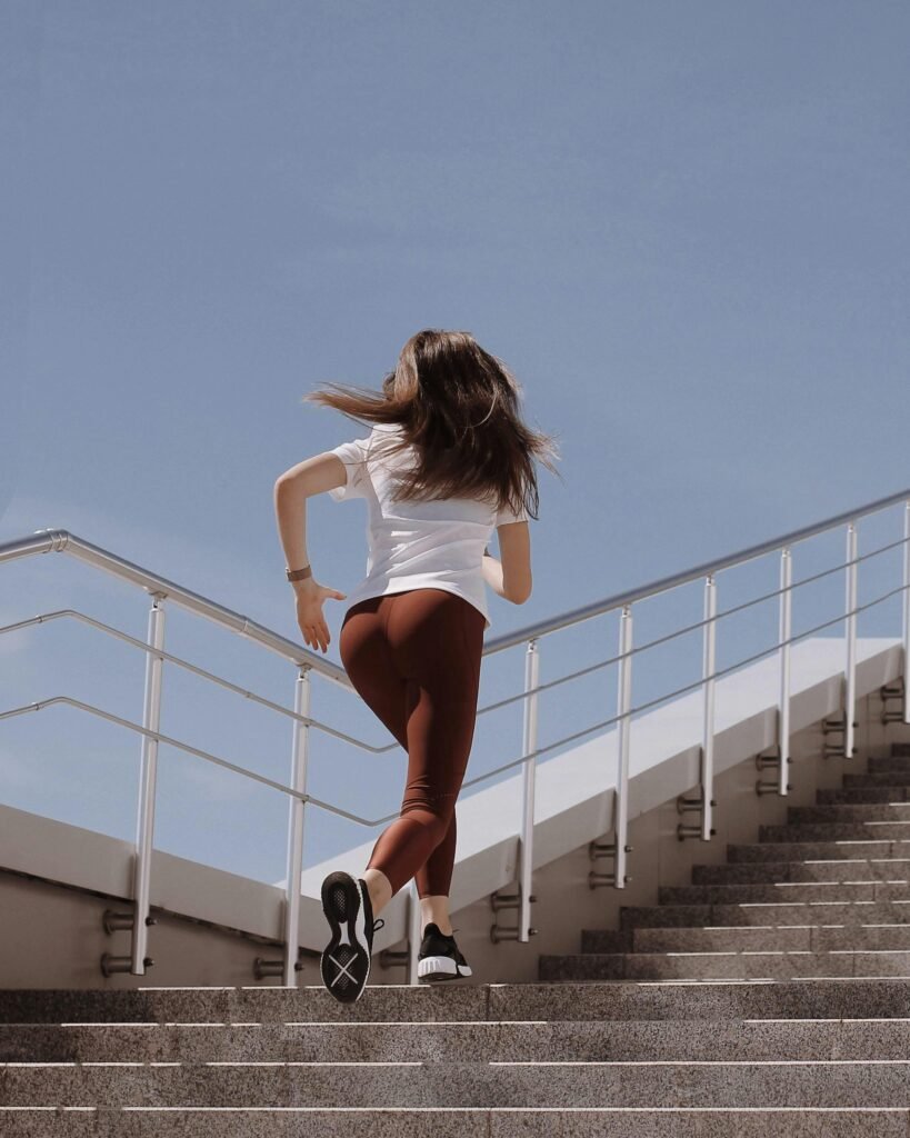 Running stairs for endurance training